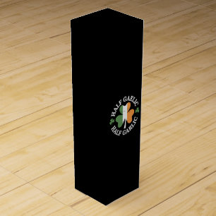 Half Gaelic Half Garlic Irish Italian St. Patricks Wine Box