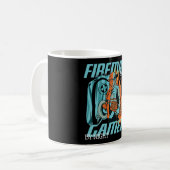 Half Gamer, Half Firefighter Coffee Mug (Front Left)