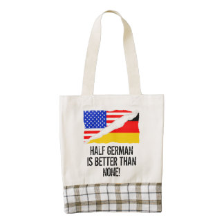 Half German Is Better Than None Zazzle HEART Tote Bag
