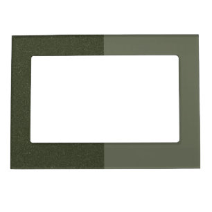 Half Glitter Moss Green Magnetic Frame – Customize
