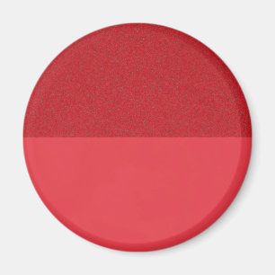 Half-Gloss, Half-Grain Tomato Red Magnet (Custom)