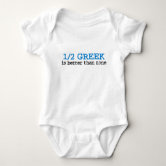 Greek Food Pyramid Baby Bodysuit