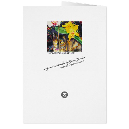 "Half & Half" Cards (Back)