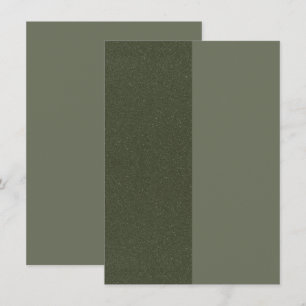 Half & Half Moss Green Enclosure Card – Customize
