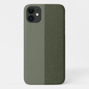 Half & Half Moss Green iPhone 11 Case – Customize