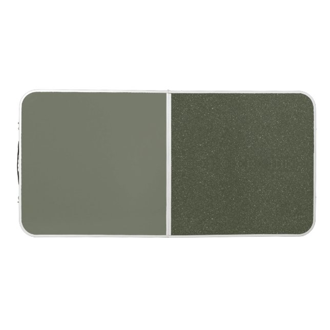 Half & Half Moss Green Pong Table – Customizable (Top)