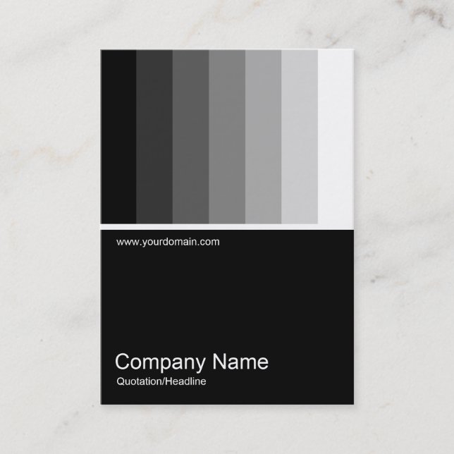 Half&Half Photo 0114 - Black to White Business Card (Front)