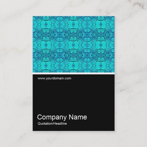 Half&amp;Half Photo 0122 - Aqua Blue Fest Business Cards