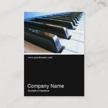 Half&half Photo 0127 - Keyboard Business Card by artberry at Zazzle