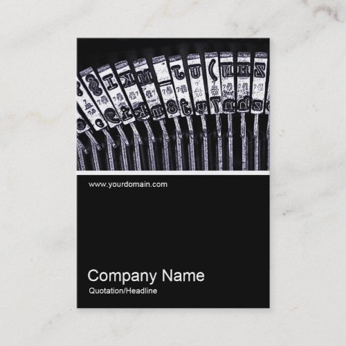 Half&amp;Half Photo 0164 - Typewriter Business Cards