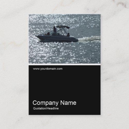 Half&amp;Half Photo 0181 - Pleasure Cruise Business Card Template