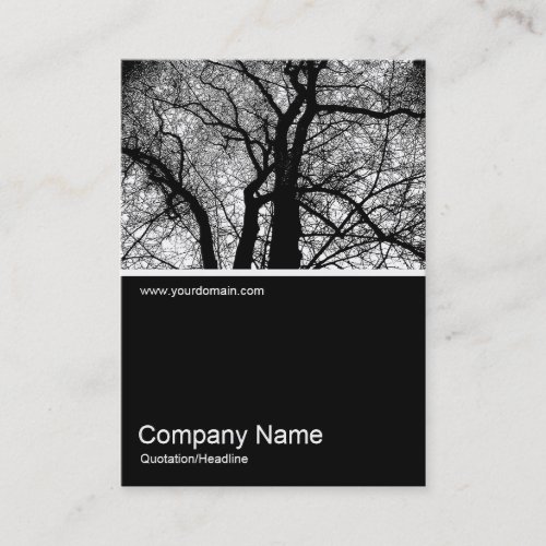 HalfHalf Photo 0192 _ High Contrast Tree Business Card