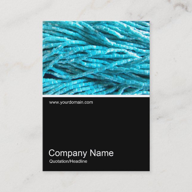 Half&Half Photo 0278 - Bead Braids Business Card (Front)