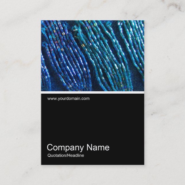 Half&Half Photo 0279 - Bead Braids Business Card (Front)
