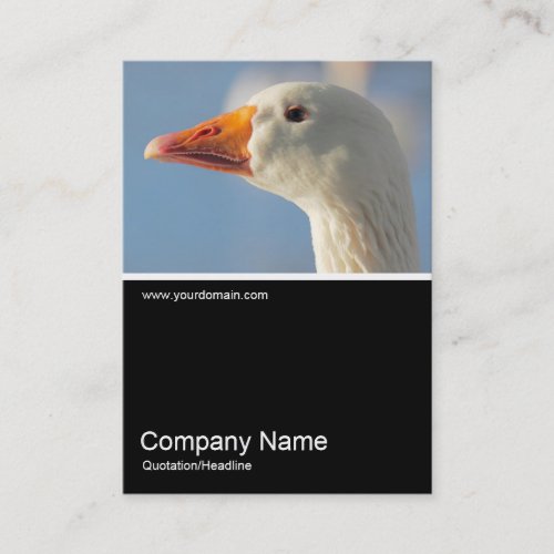 HalfHalf Photo 0309 _ Haughty White Goose Business Card