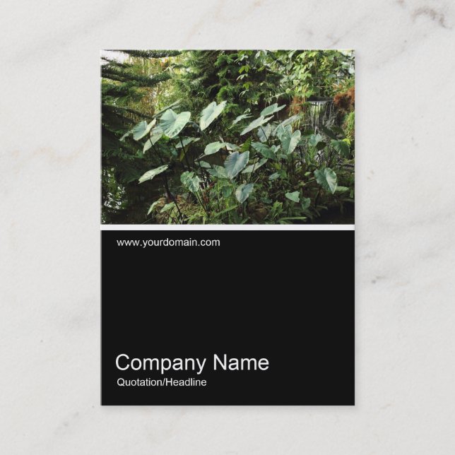 Half&Half Photo 0317 - Botanical Gardens Business Card (Front)