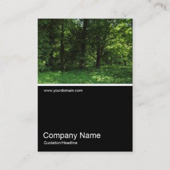 Half&half Photo 0323 - Spring In The Woods 02 Business Card by artberry at Zazzle