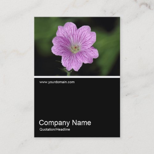 HalfHalf Photo 0325 _ Geranium Endressii Business Card