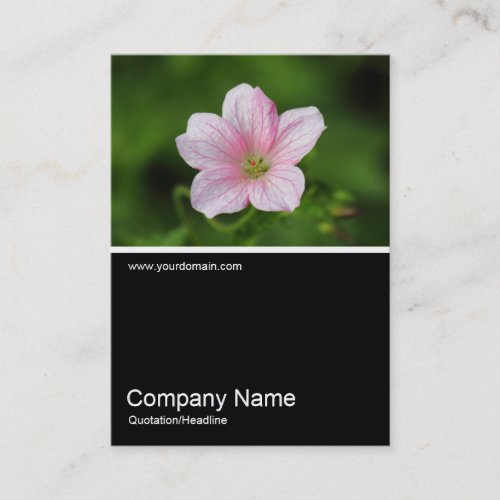 HalfHalf Photo 0346_ Geranium Business Card