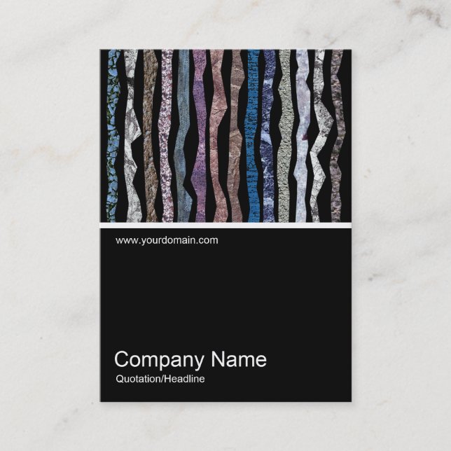 Half&Half Photo 0357 - Mineral Stripes Business Card (Front)