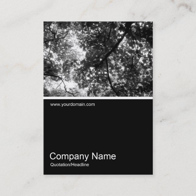 Half&Half Photo 035 - In the Trees Business Card (Front)
