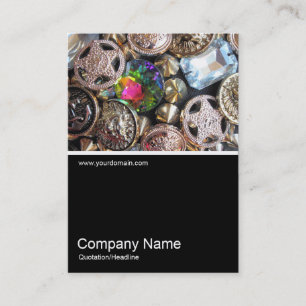 Half&Half Photo 0372 - Flea Market Bling Business Card