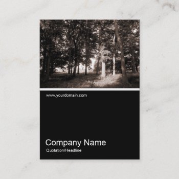Half&half Photo 066 - Edge Of The Woods Business Card by artberry at Zazzle