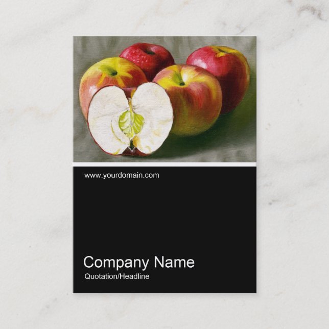 Half&Half Photo 082 - Pink Ladies, Oil Business Card (Front)