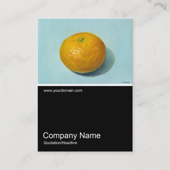 Half&Half Photo 088 - Clementine - Oil Business Card (Front)