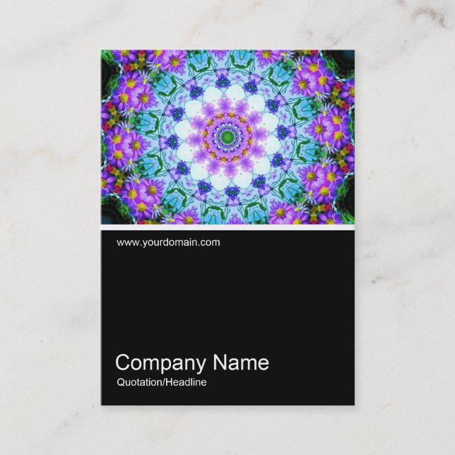 Half&Half Photo 093 - Kaleidoscope Business Card (Front)