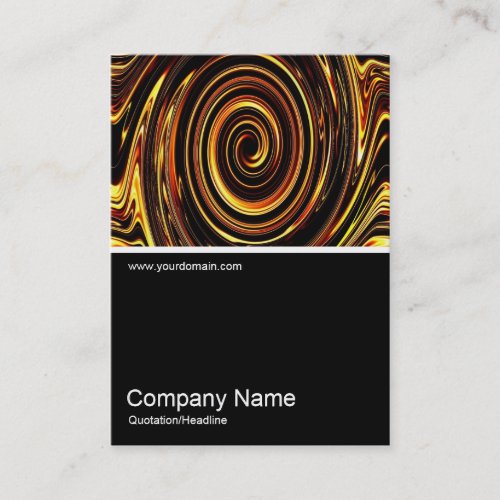 Half&amp;Half Photo 098 - Golden Whirlpool Business Card Template