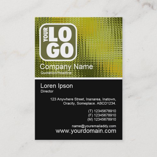 Half&amp;Half Photo - Green Window Business Card Templates