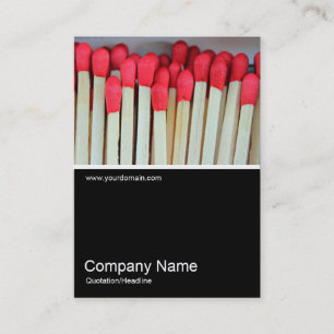 Half&Half Photo - Matches Business Card