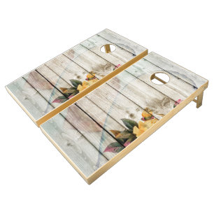 Half Heart Zazzle_Growshop. Cornhole Set