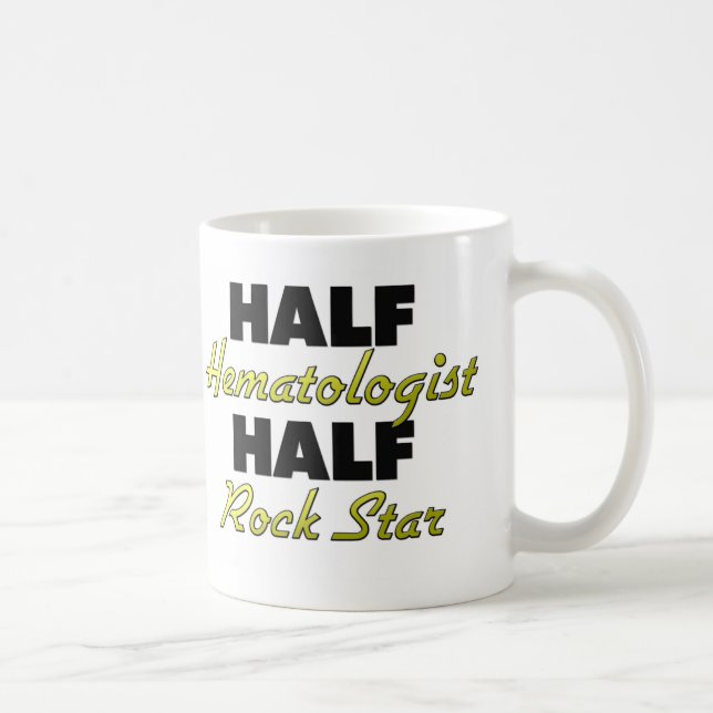 Half Hematologist Half Rock Star Coffee Mug (Right)