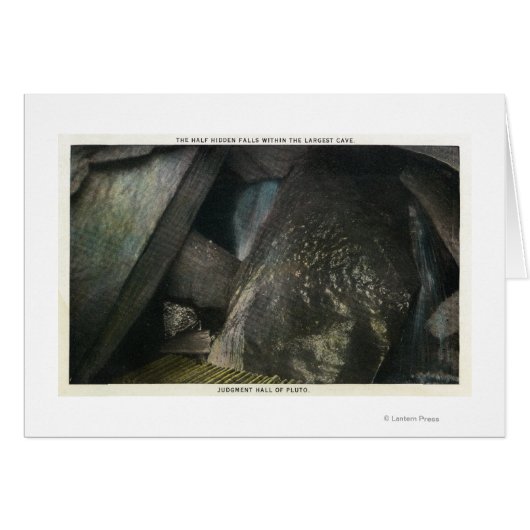 Half Hidden Falls View of Judgment Hall of Plato (Front Horizontal)