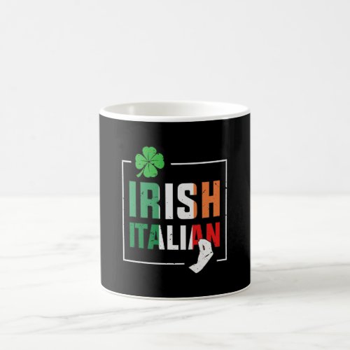 Half Irish Half Italian Irish Italian Flag Coffee Mug