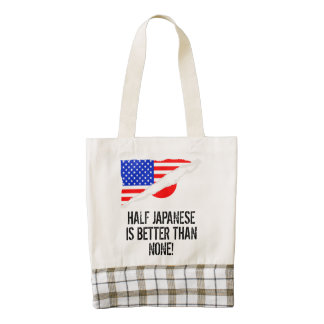Half Japanese Is Better Than None Zazzle HEART Tote Bag