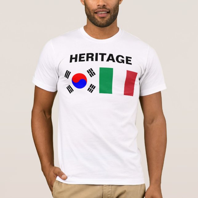 Half Korean, Half Italian T-Shirt (Front)