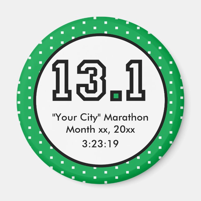 Half Marathon 13.1 Magnet (Front)