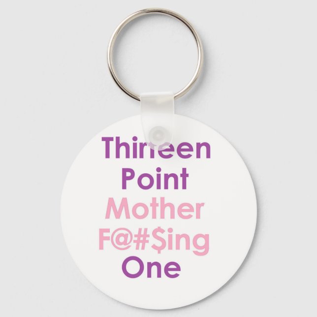 Half Marathon Keychain (Front)