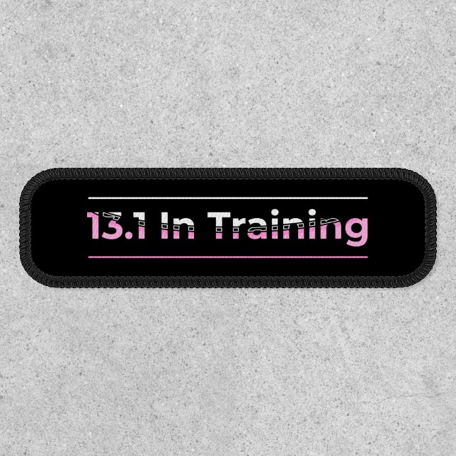 Half Marathon Runner - 13.1 in Training Patch (Front)