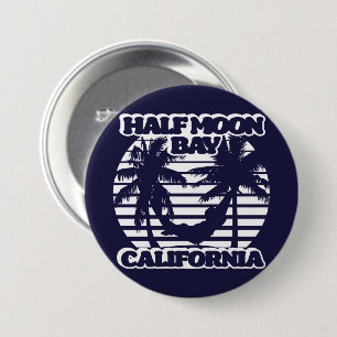 Half Moon Bay California Button