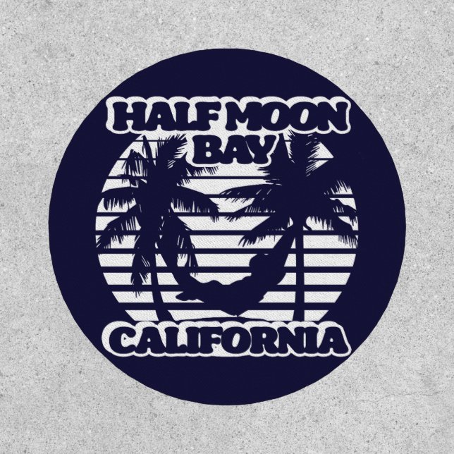 Half Moon Bay California Patch (Front)
