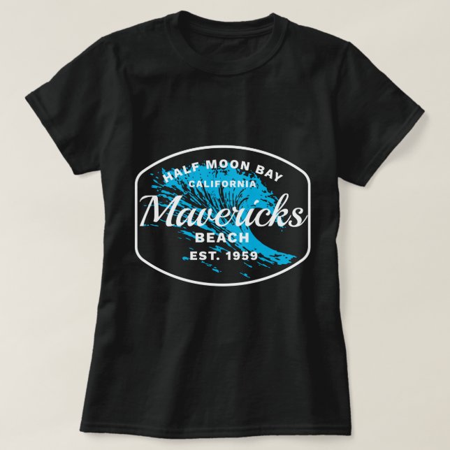 Half Moon Bay Long Sleeve Shirt Cali Mavericks Bea (Design Front)