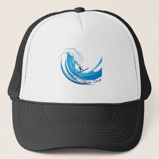 Half Moon Bay Surfer.png Trucker Hat (Front)