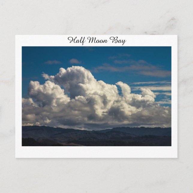 Half Moon Bay The Heavens Postcard (Front)