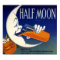 Half Moon Brand Oranges Crate Label