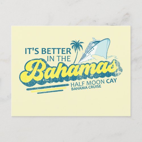 Half Moon Cay Bahamas Postcard Vacation Cruise