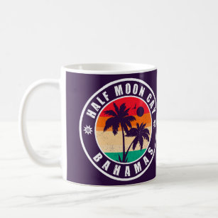 Half Moon Cay Bahamas - Retro Vintage 80s Coffee Mug
